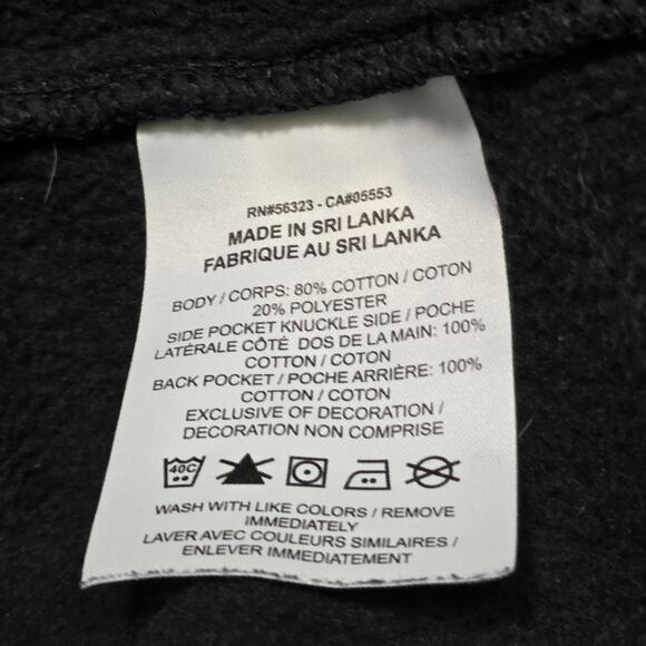 Nike Sweatpants Men’s Medium Black Fleece Cotton Blend Jogger - Picture 8 of 8